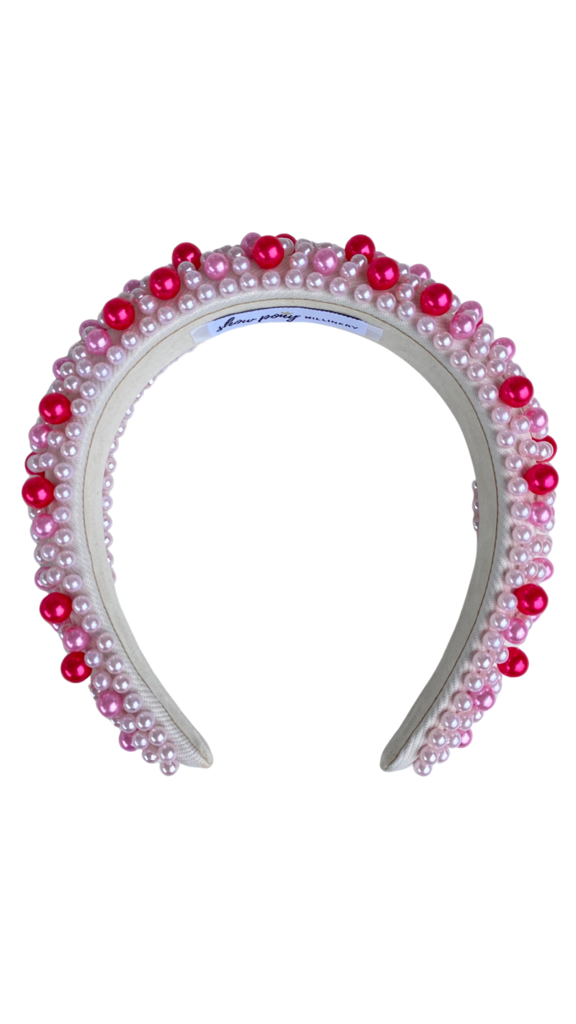 Pink Hairband Fascinator for the races by Show Pony Millinery NZ