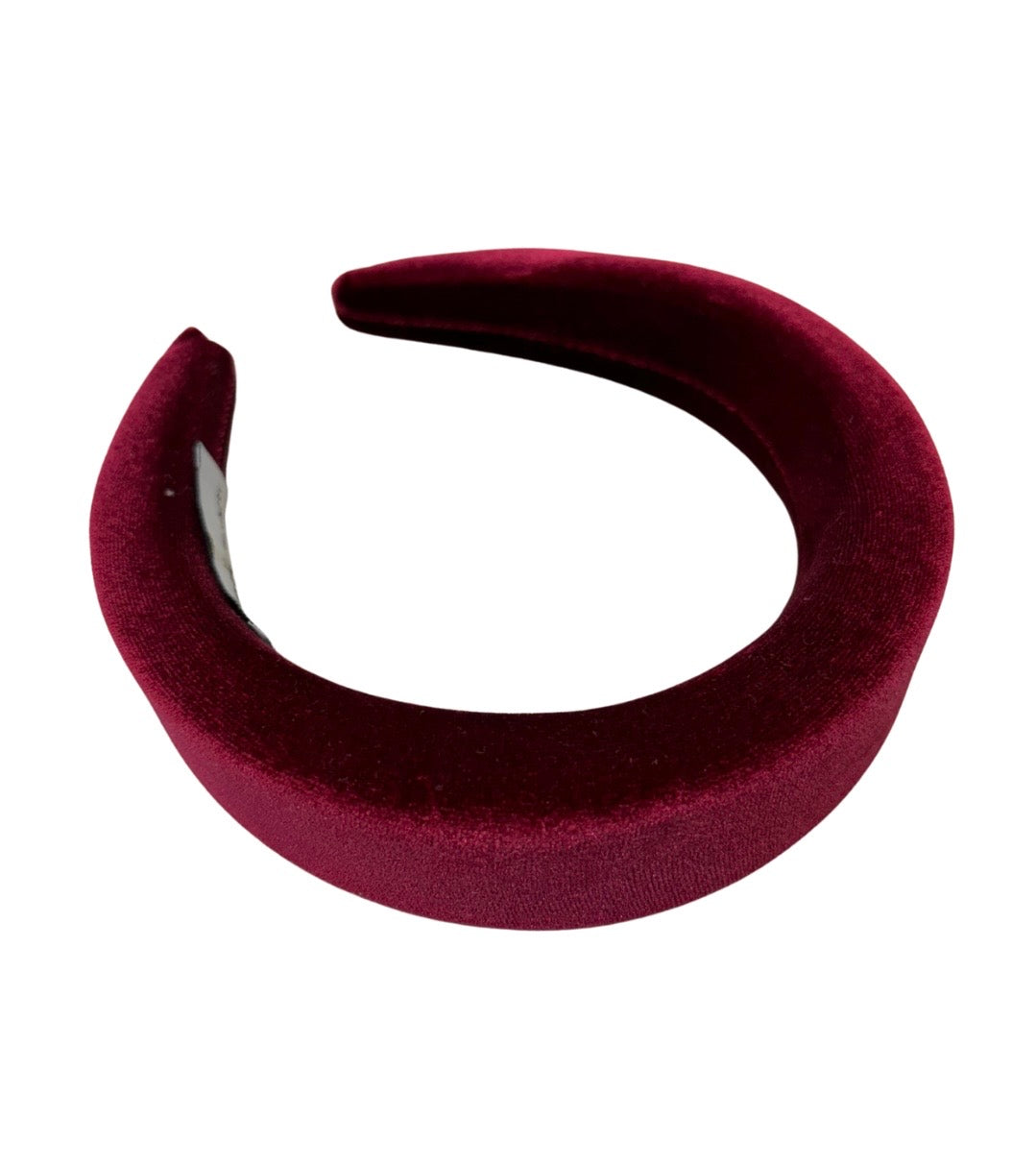 Velvet Vino | Padded headband (burgundy) | FREE shipping