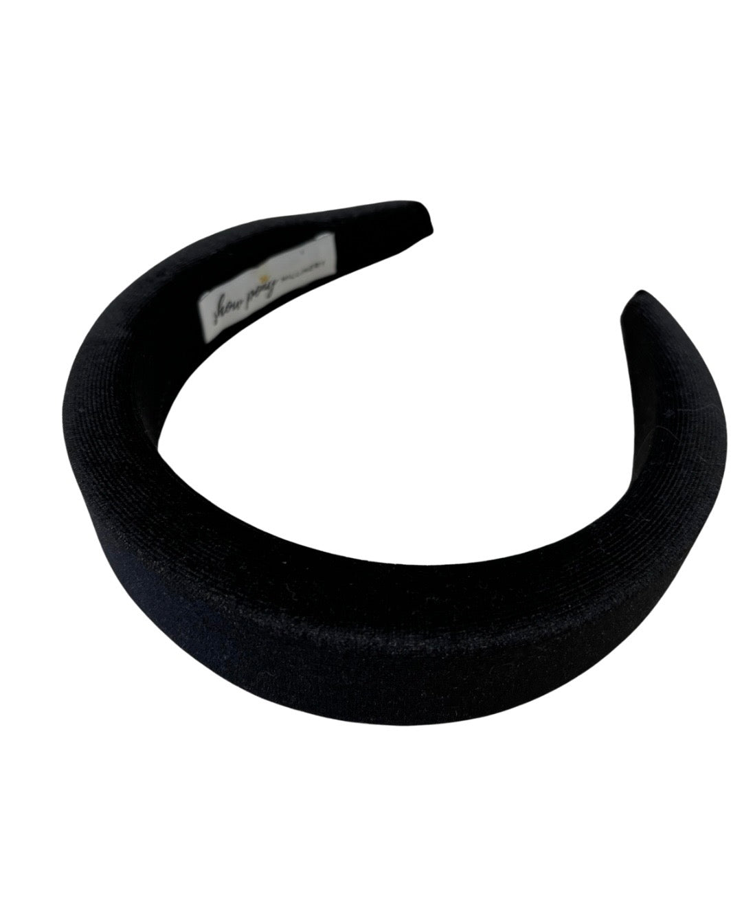 Velvet Vino | Padded headband (black) | FREE shipping