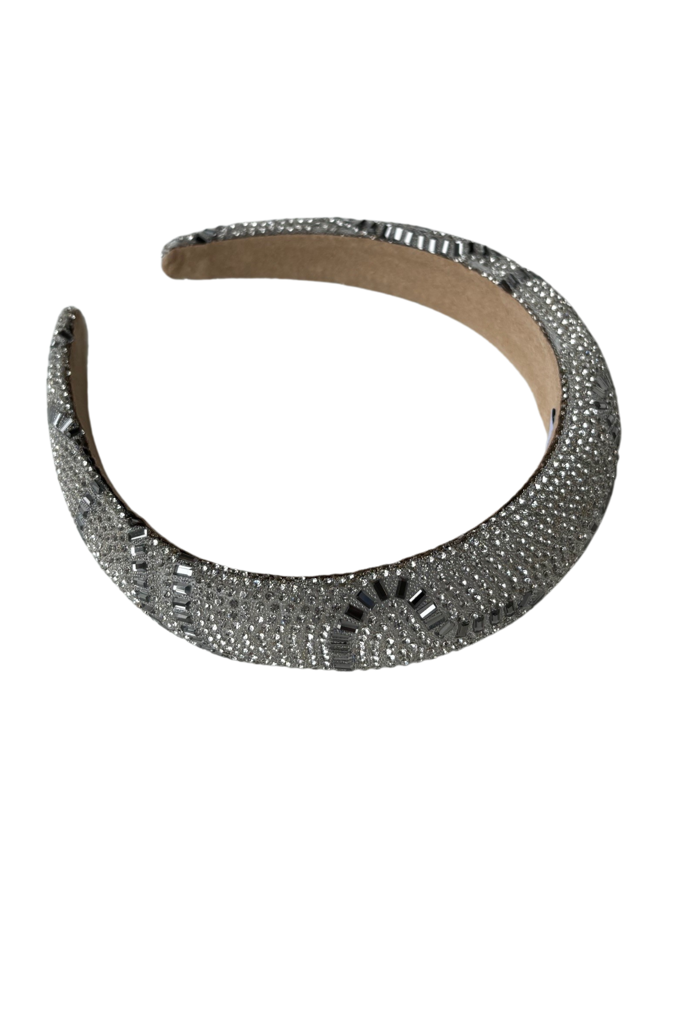 Bead Still My Heart Silver Grey Headband Hairband SHOW PONY Millinery NZ