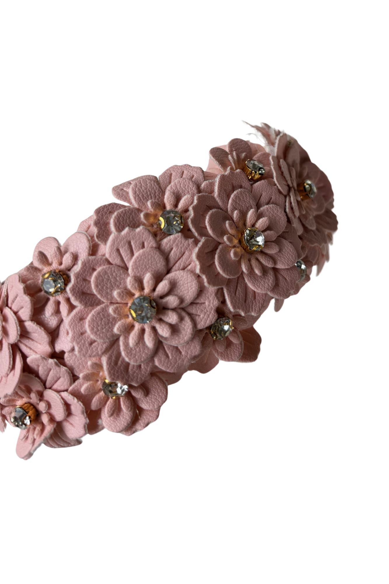 Blush Hour Pink Floral Races Fascinator Headband SHOW PONY Millinery NZ
