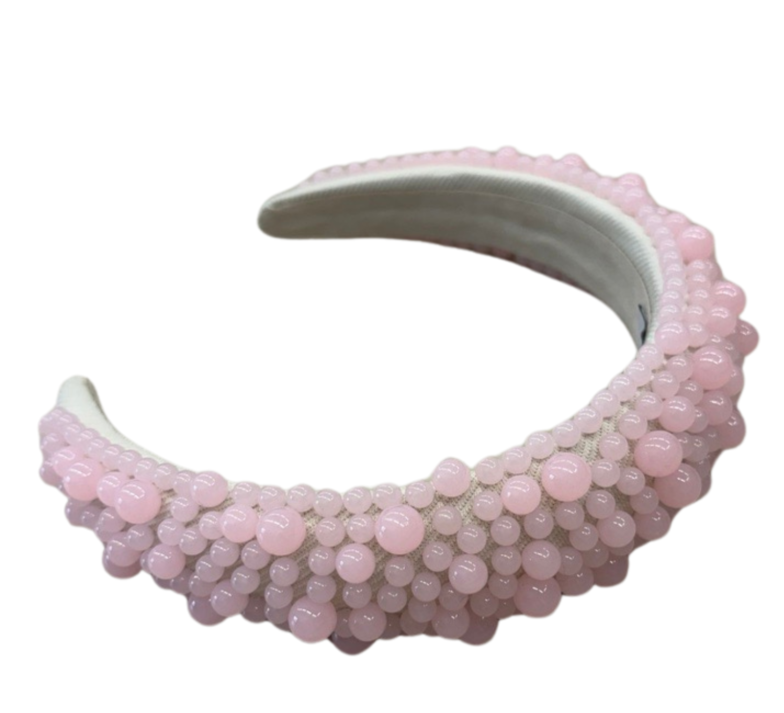 Bubble Tea Pink Races GlamBand Headband SHOW PONY Millinery NZ