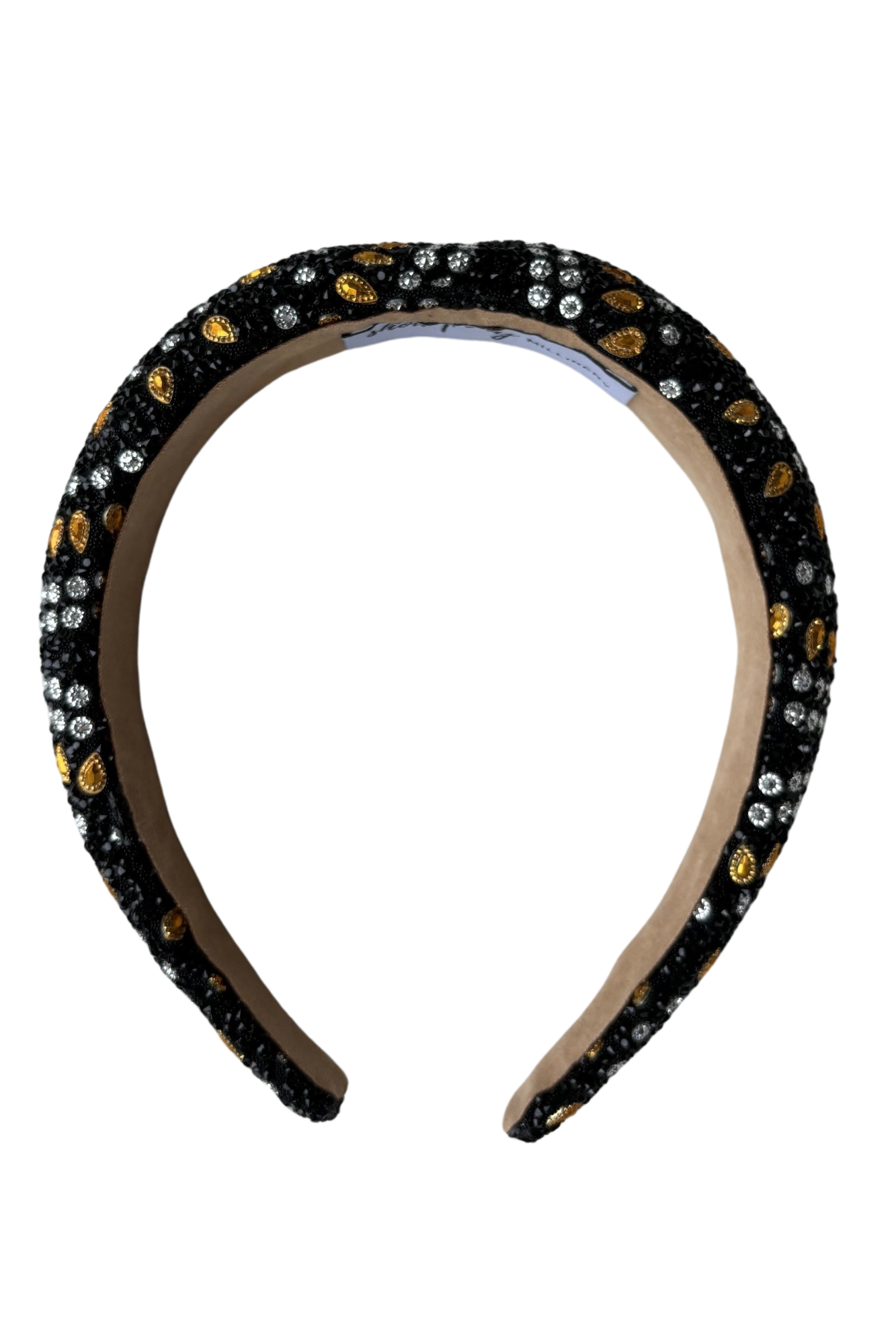 Gold Digger | GlamBand Headback (black luxe, sample)