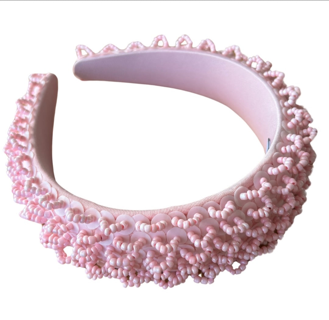 Pink Hairband Fascinator for the races by Show Pony Millinery NZ