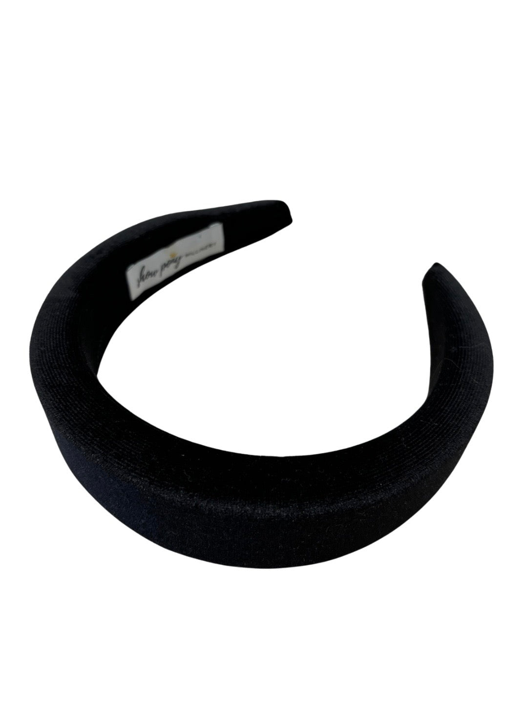 Velvet Vino | Padded headband (black) | FREE shipping