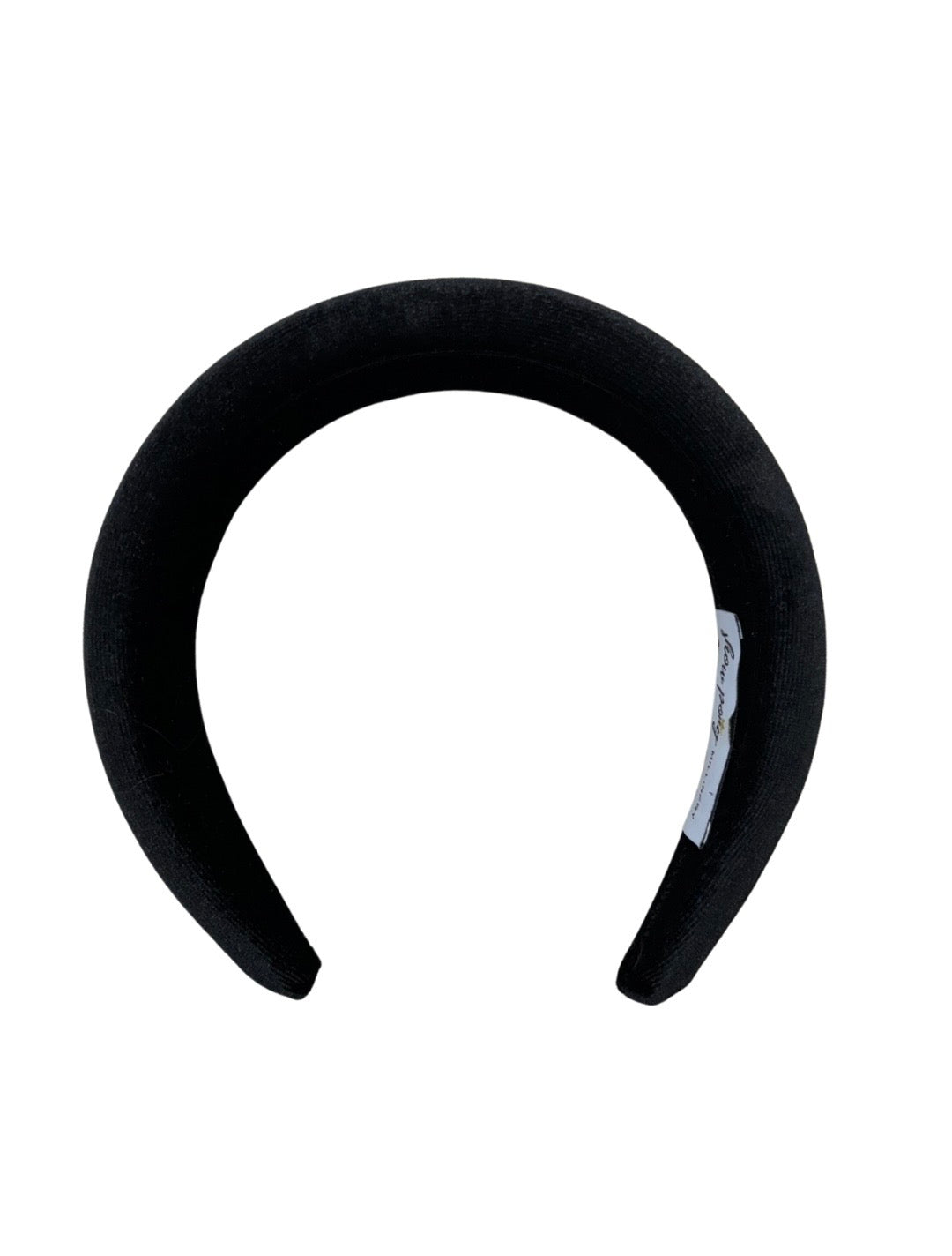 Velvet Vino | Padded headband (black) | FREE shipping