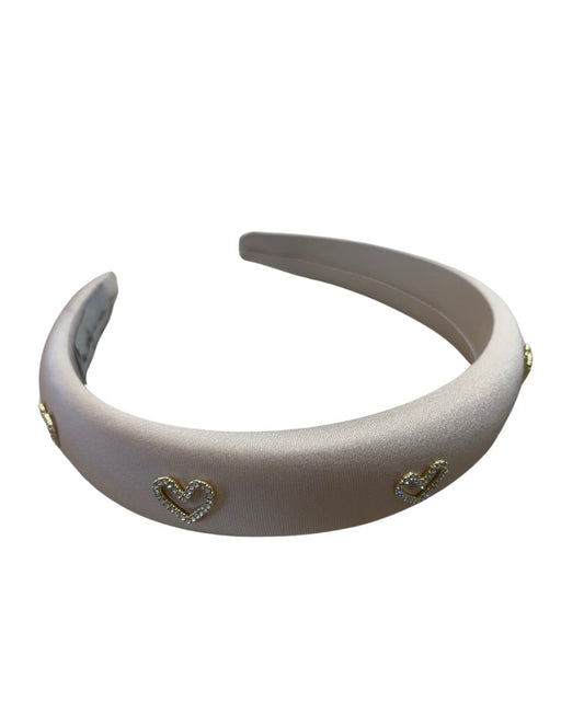She Wears Her Heart On Her Head | GlamBand headband (blush) | FREE shipping