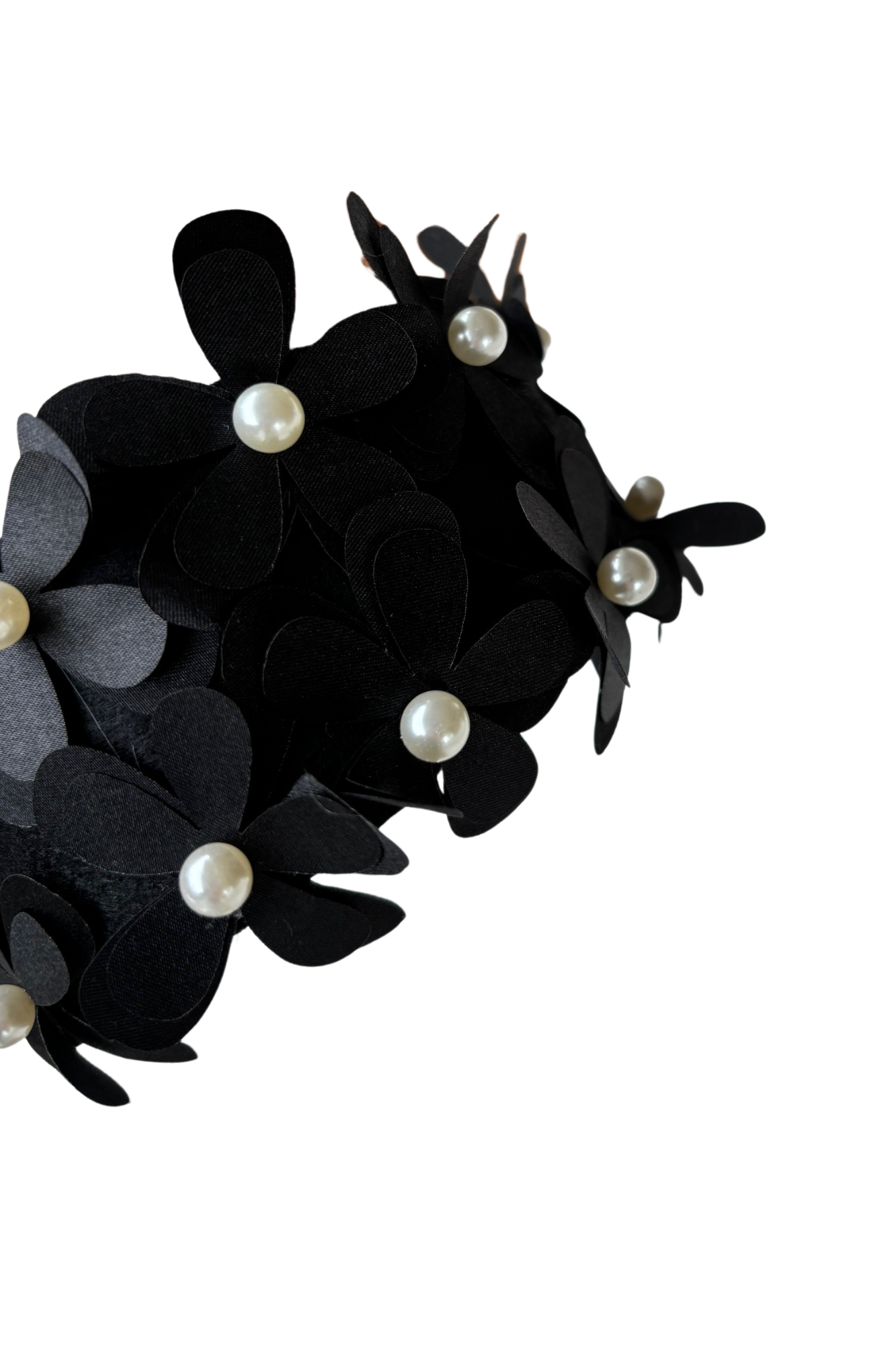 Petal To The Metal | GlamBand Fascinator Headband (black)
